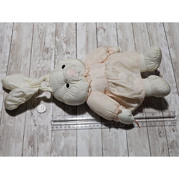 Vintage Mervyn's Bunny Stuffed Animal 11" Rare Collectible Made In Korea - Picture 4 of 9